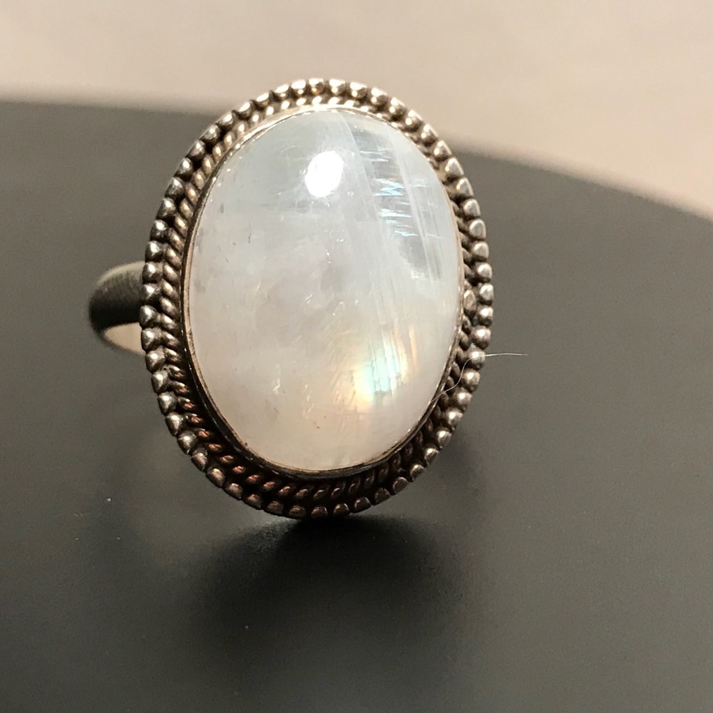 Sterling Silver Moonstone Ring